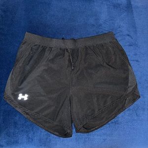 Black Under armour size medium with panty liner
